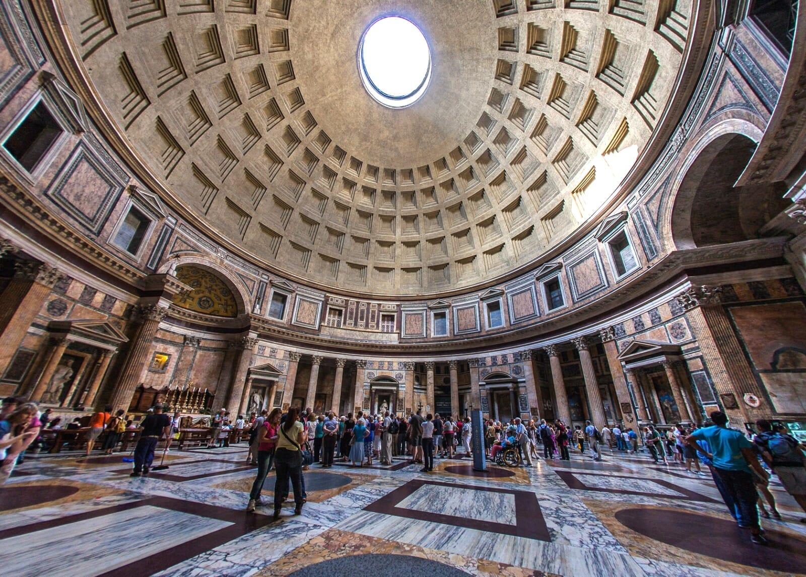 Pantheon Rome tickets celling