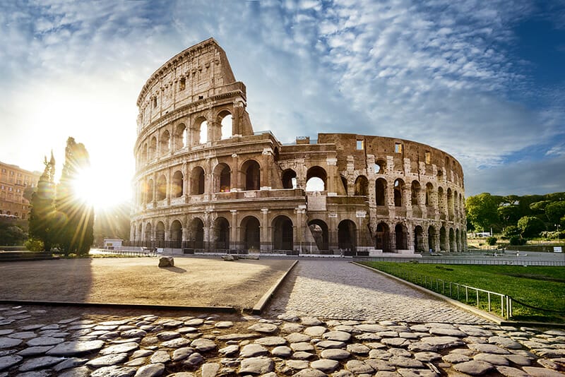 Rome wheather Colosseum