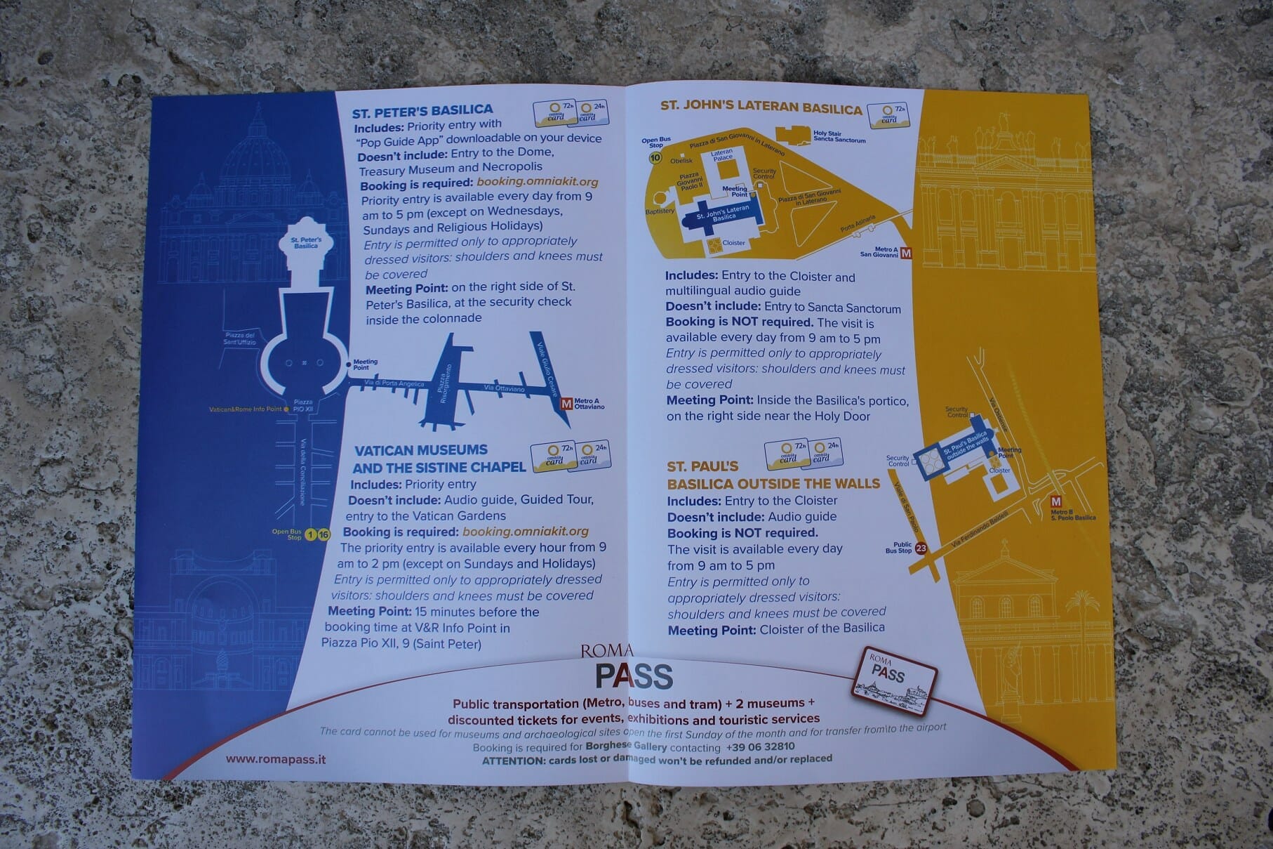 Visit the Vatican Omnia card