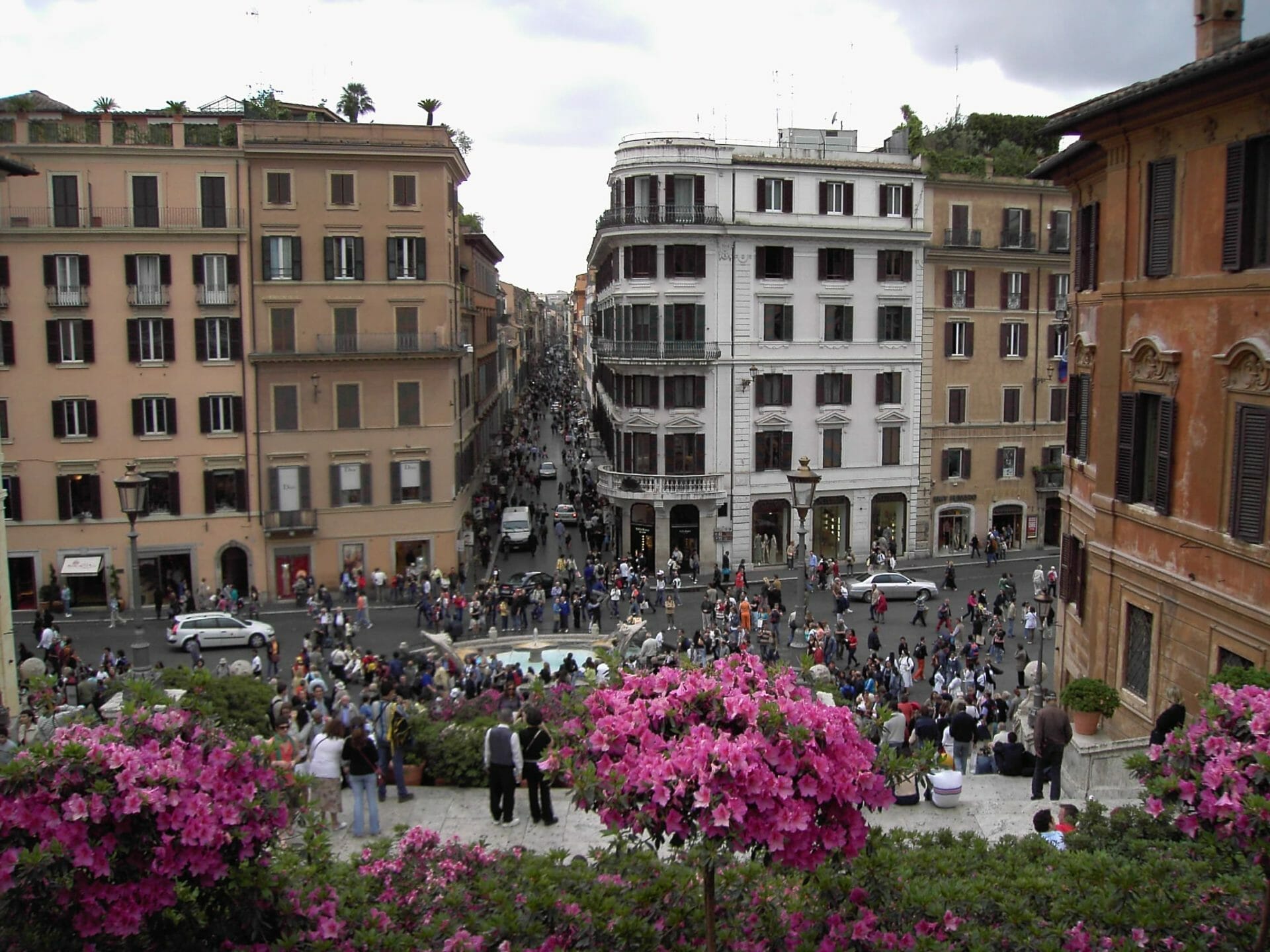 3 days in rome Via Condotti da trinitadei monti