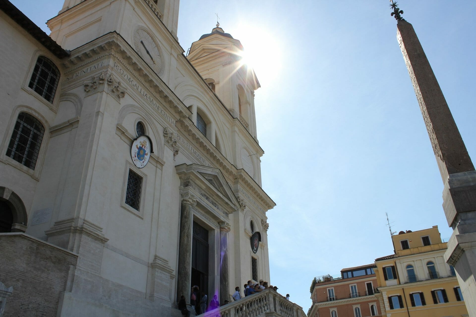 3 days in rome trinita dei monti church