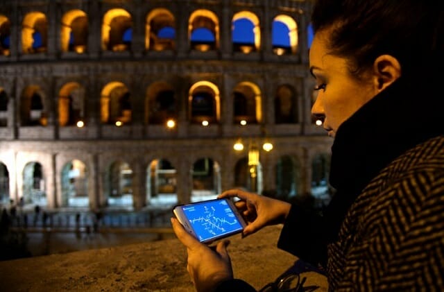 digital nomad in Rome Tim Provider