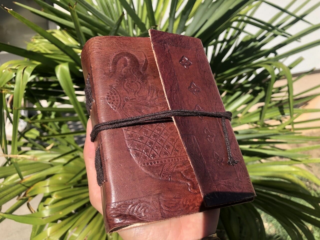 buy handicrafts in Rome Traditional Leather Notebook