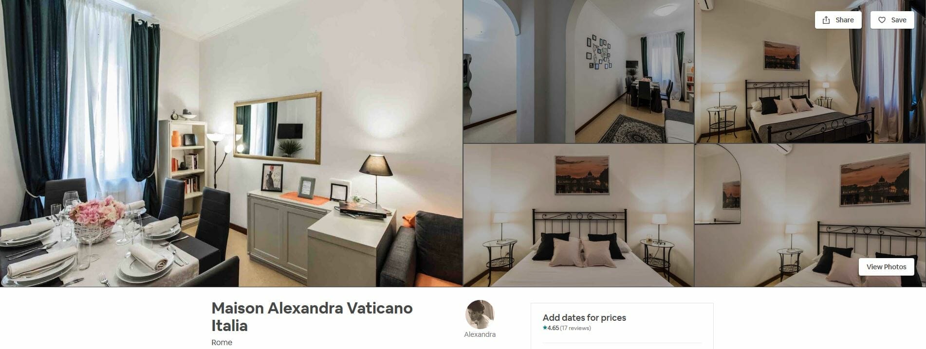 best airbnbs rome Maison Alexandra Vaticano