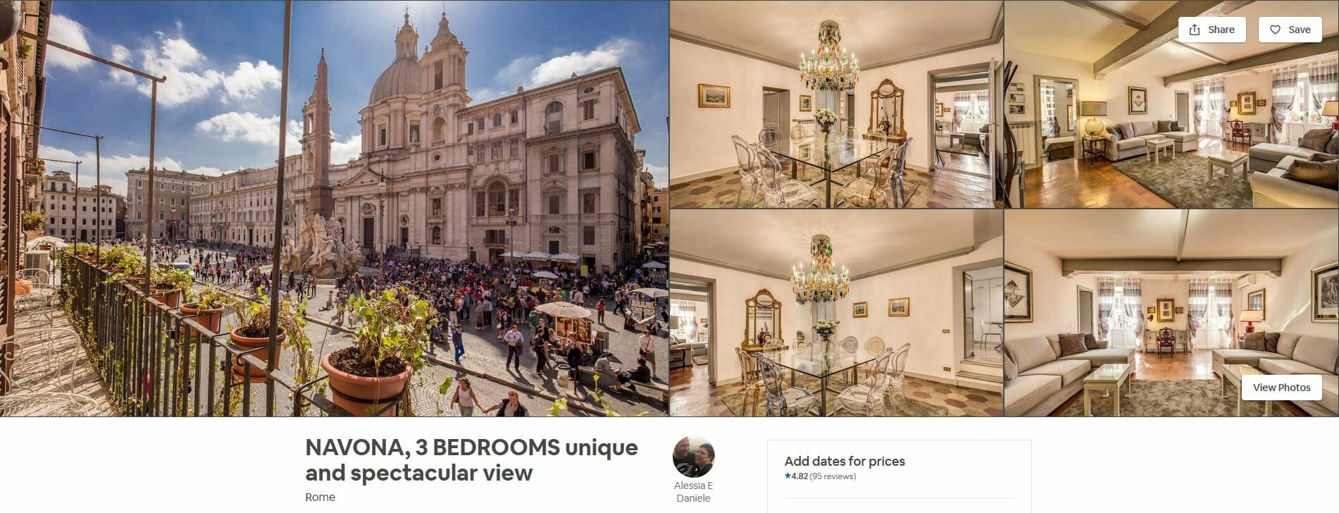 Navona best airbnbs rome Navona