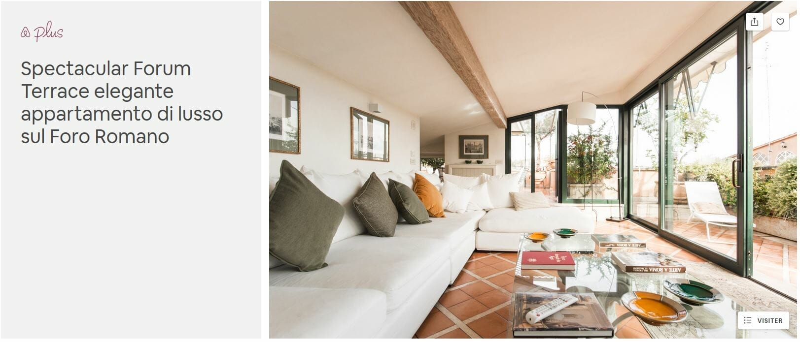 best airbnbs rome Spectacular Forum Terrace