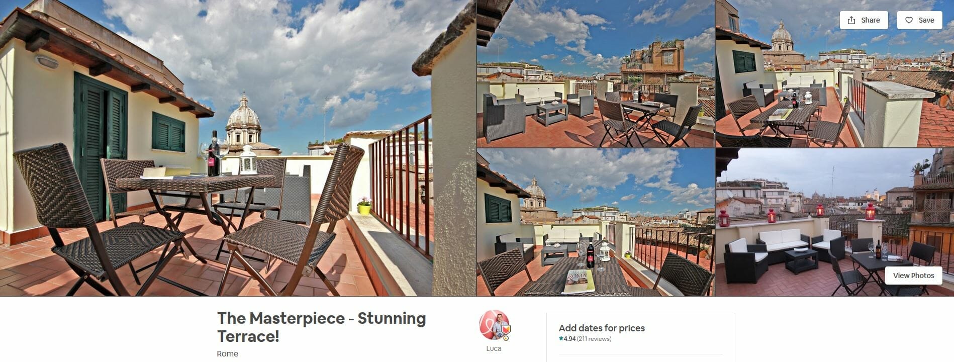 The_Masterpiece best airbnbs rome The Masterpiece