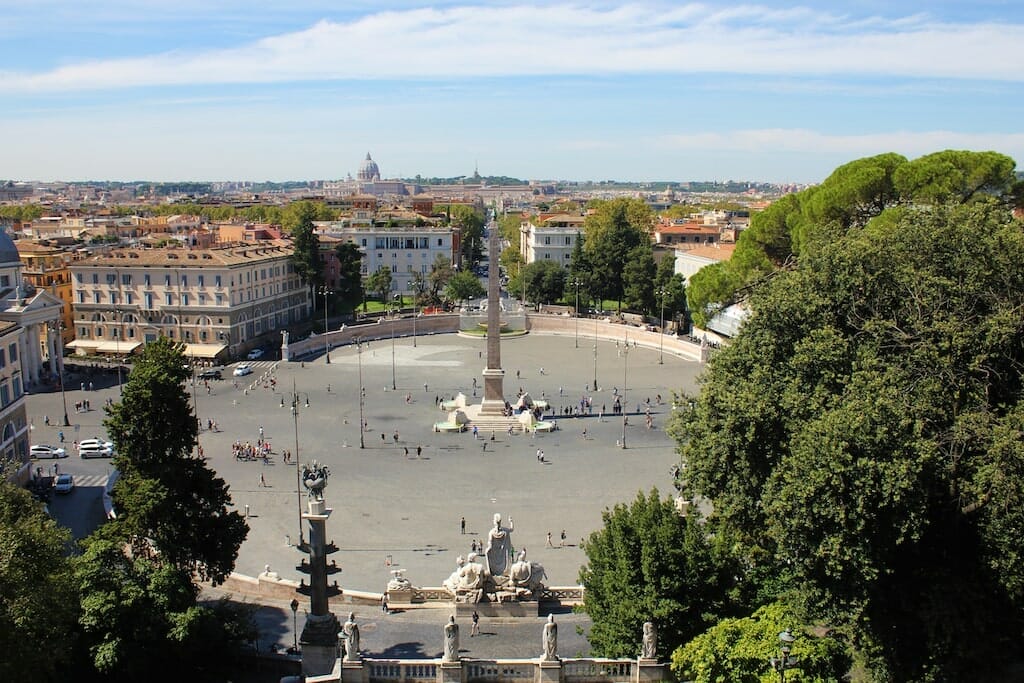 piazzas in rome Piazza Del Popolo