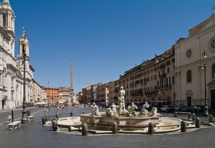 romantic restaurants in rome Piazza Navona