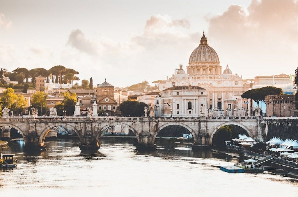 view of san peter's basilica