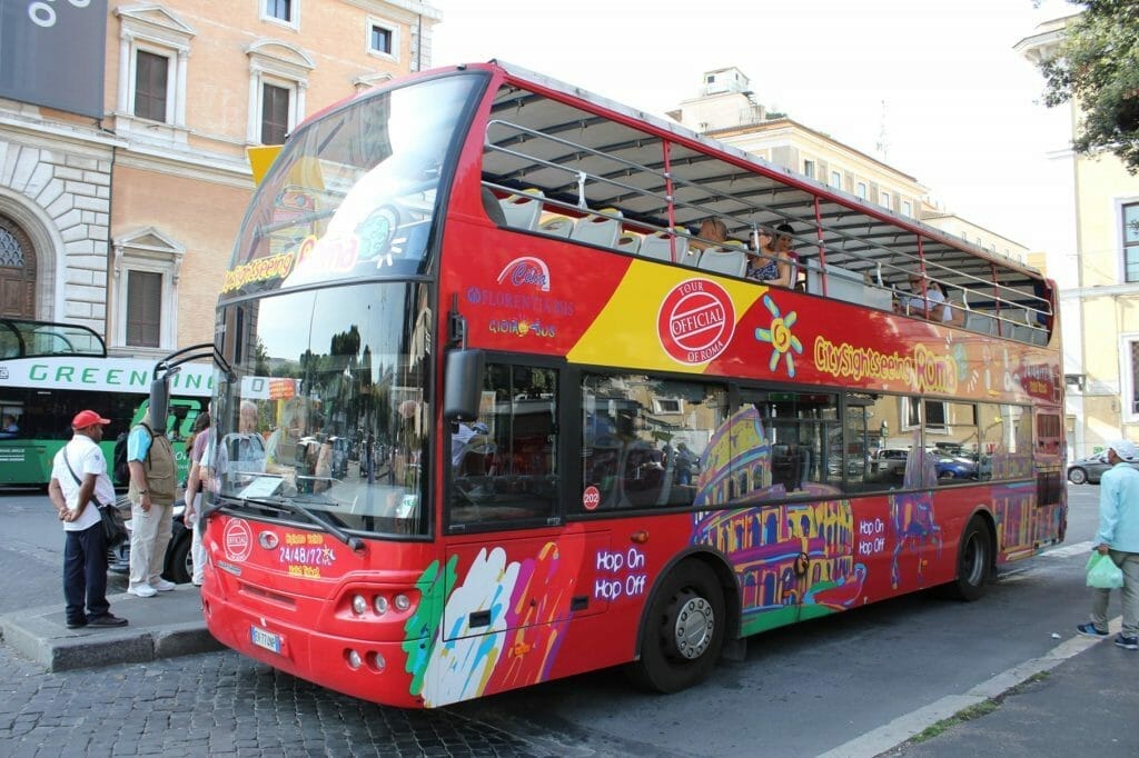 caracalla baths hop on hop off Bus