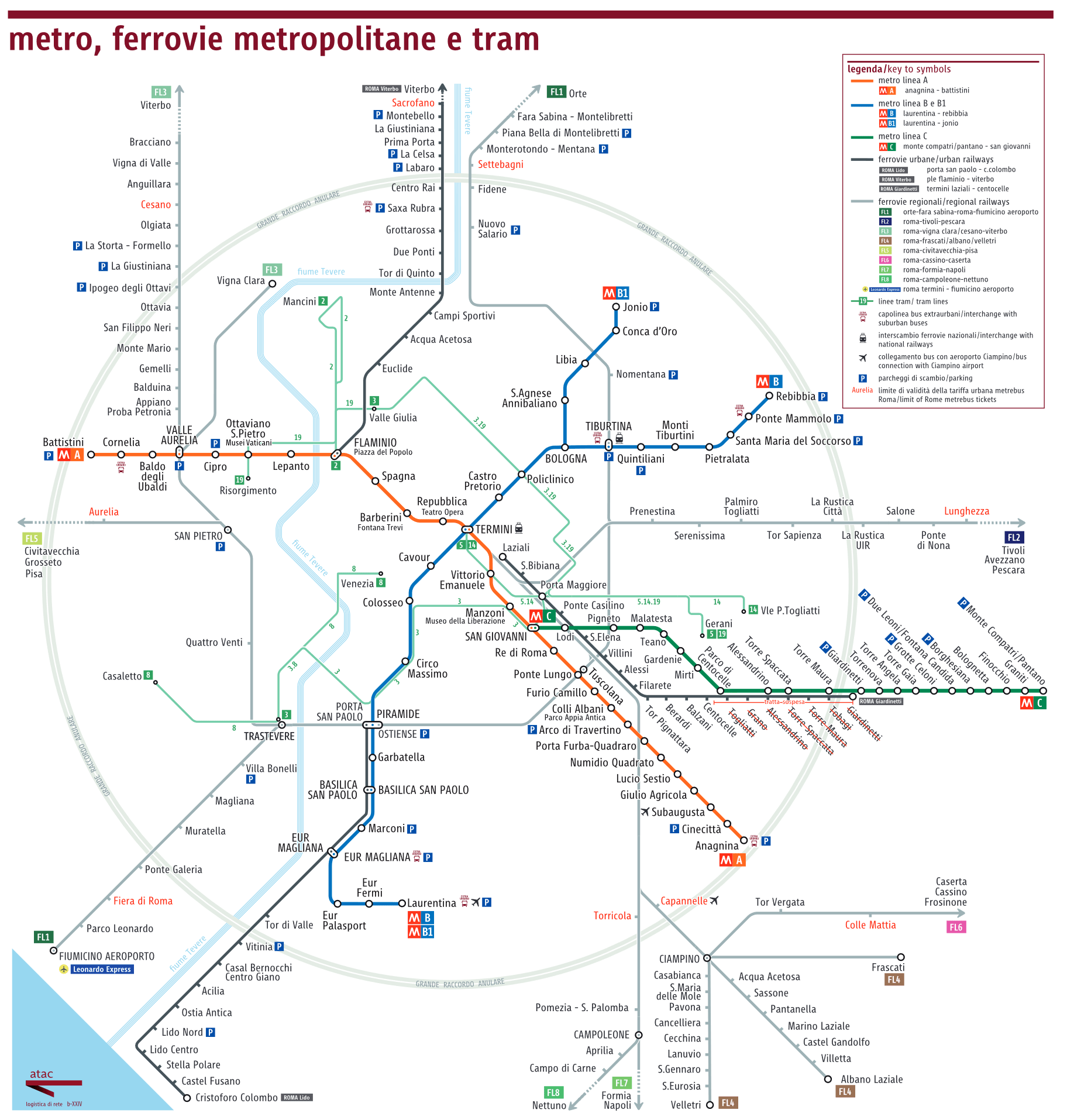 tourist map of rome printable