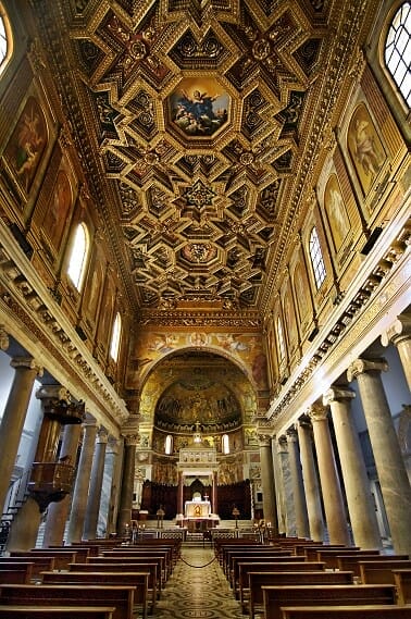 churches in Rome Santa Maria in Trastevere