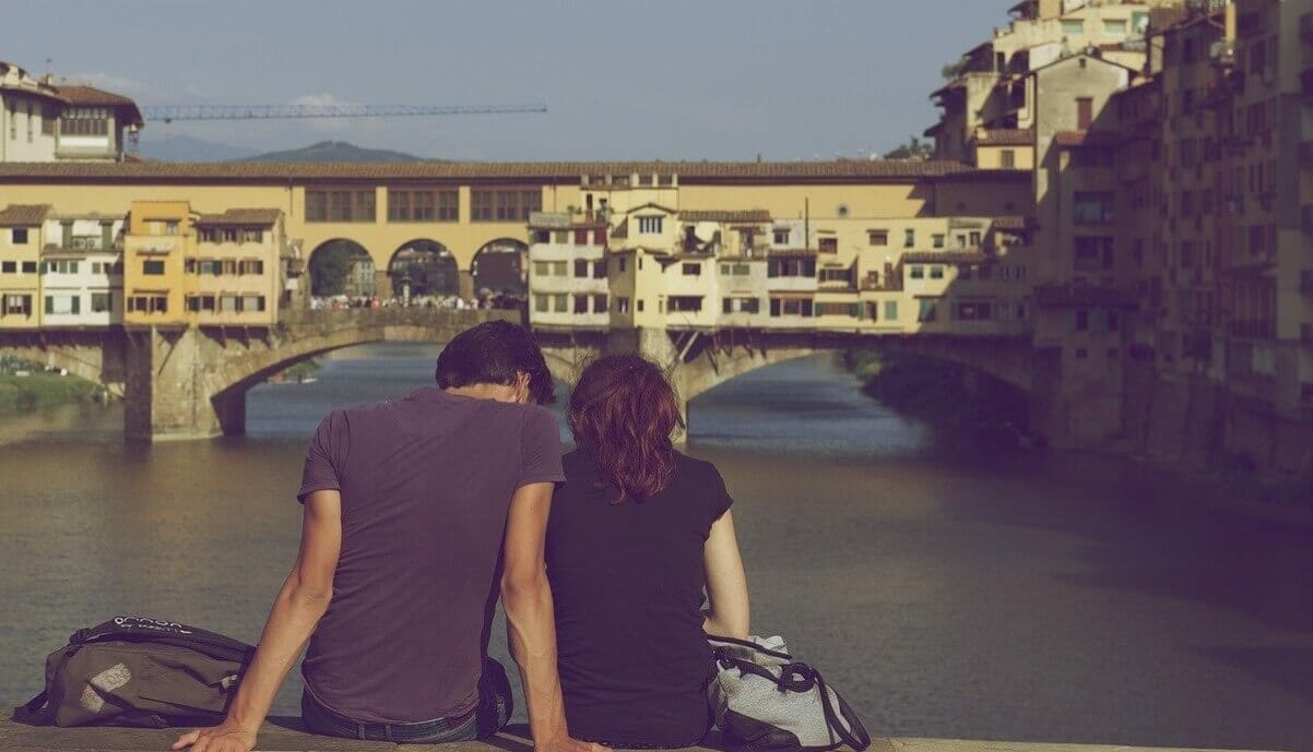 A couple in Florence