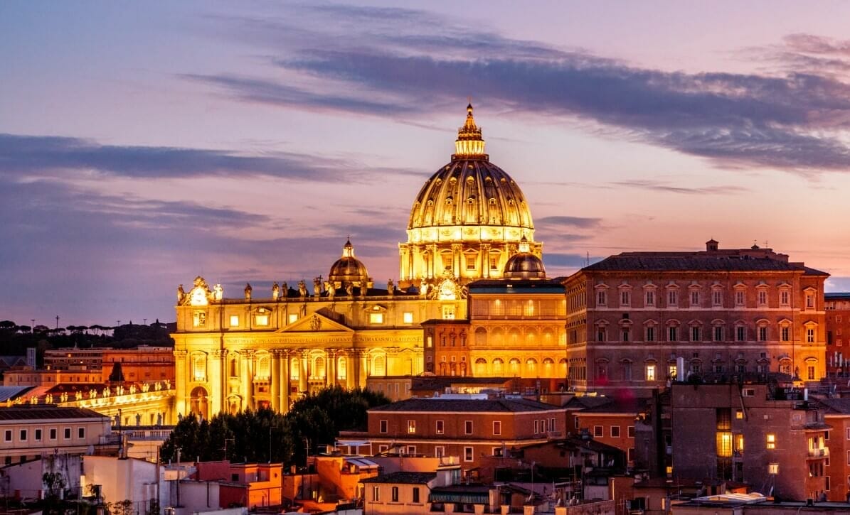 Italy Rome by night