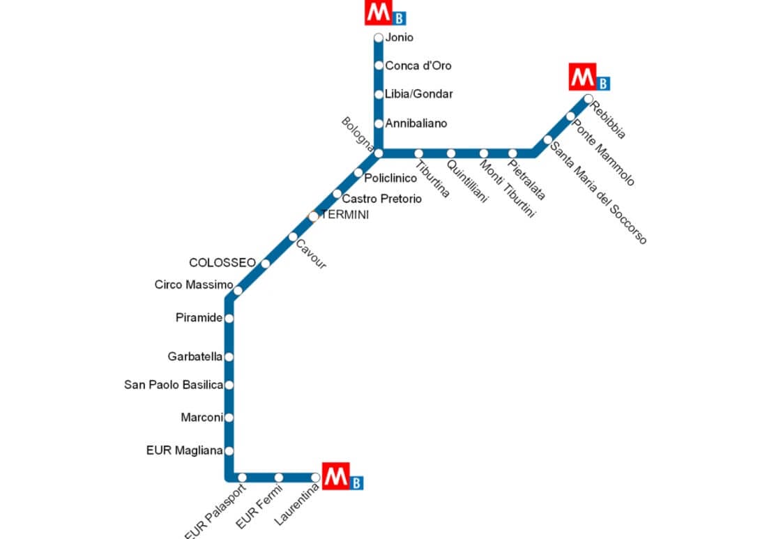 Rome metro line B