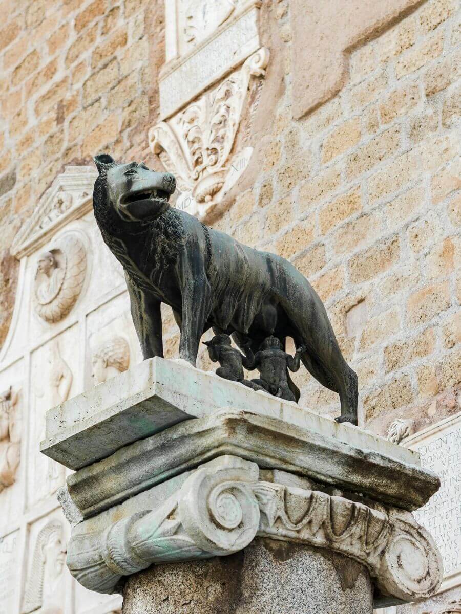 The Capitoline Wolf Capitoline museums Rome