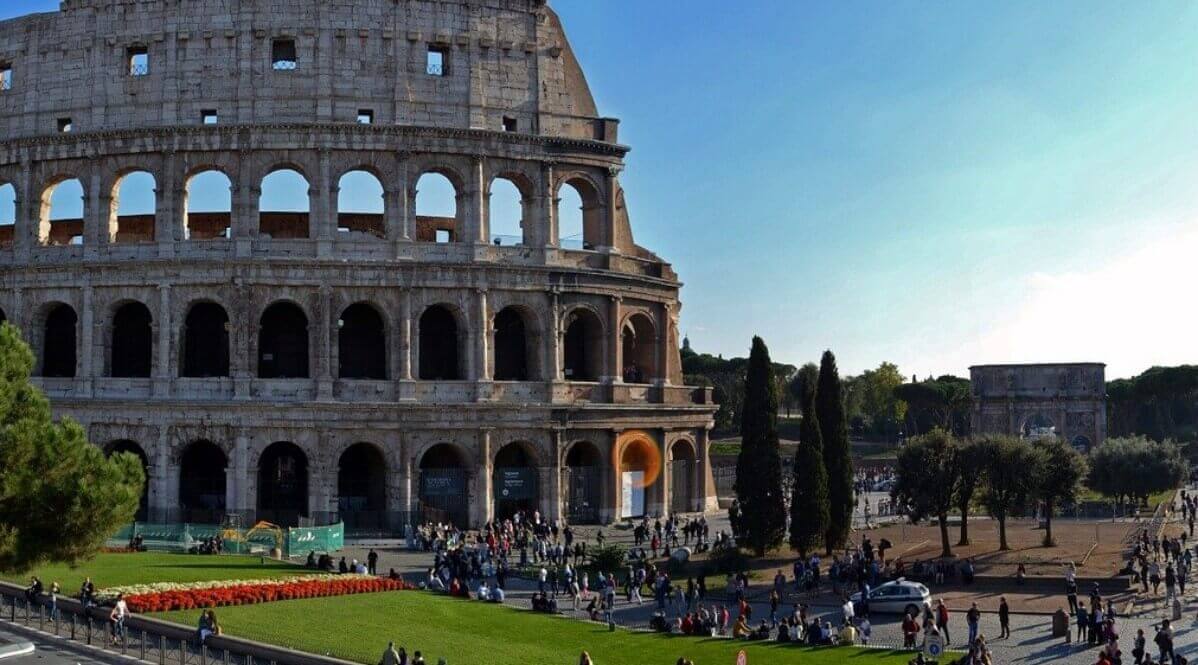Colosseum ruins Rome