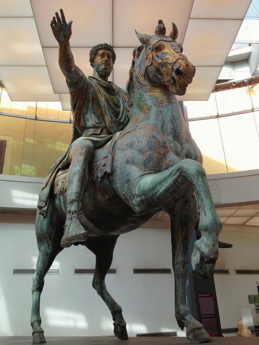 The Original Equestrian Statue of Marcus Aurelius
