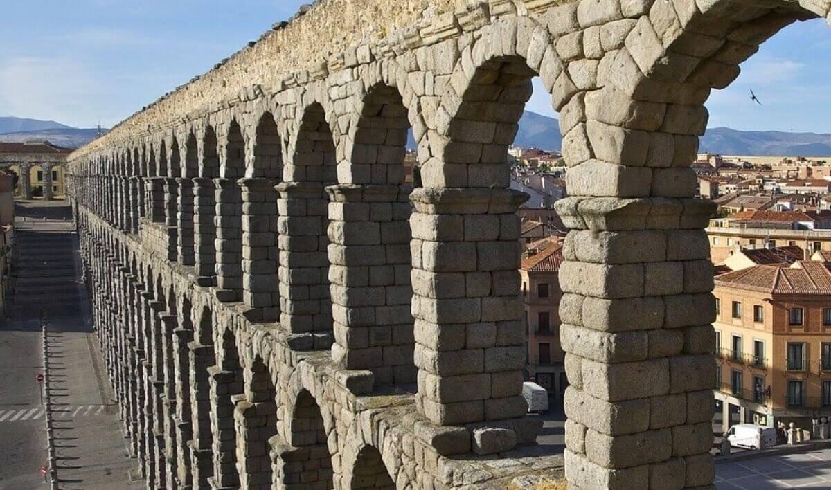 Ruins of Roman Aqueduct