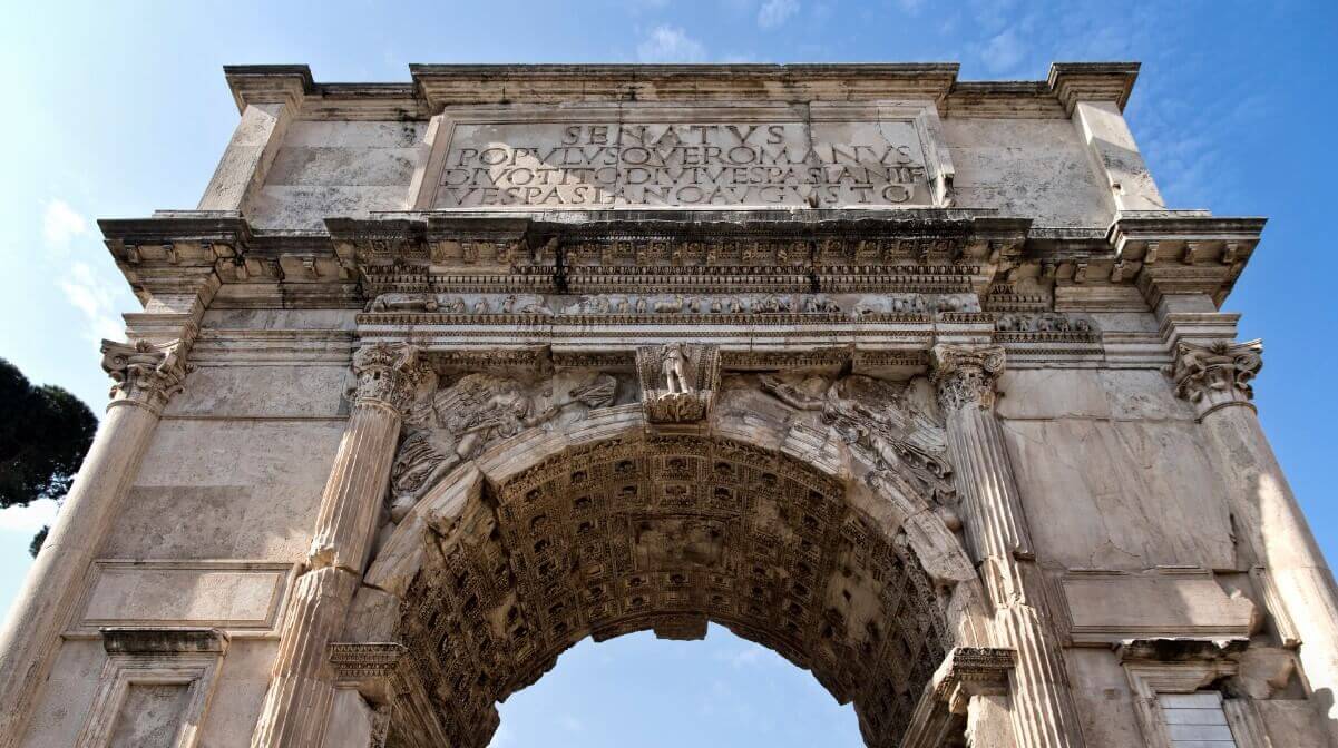 Arch of Titus landmark of Rome