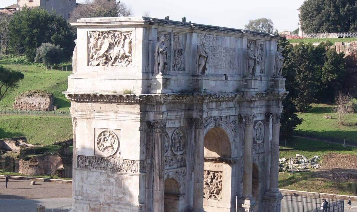 constantine_arch The arch of Constantine Rome monument