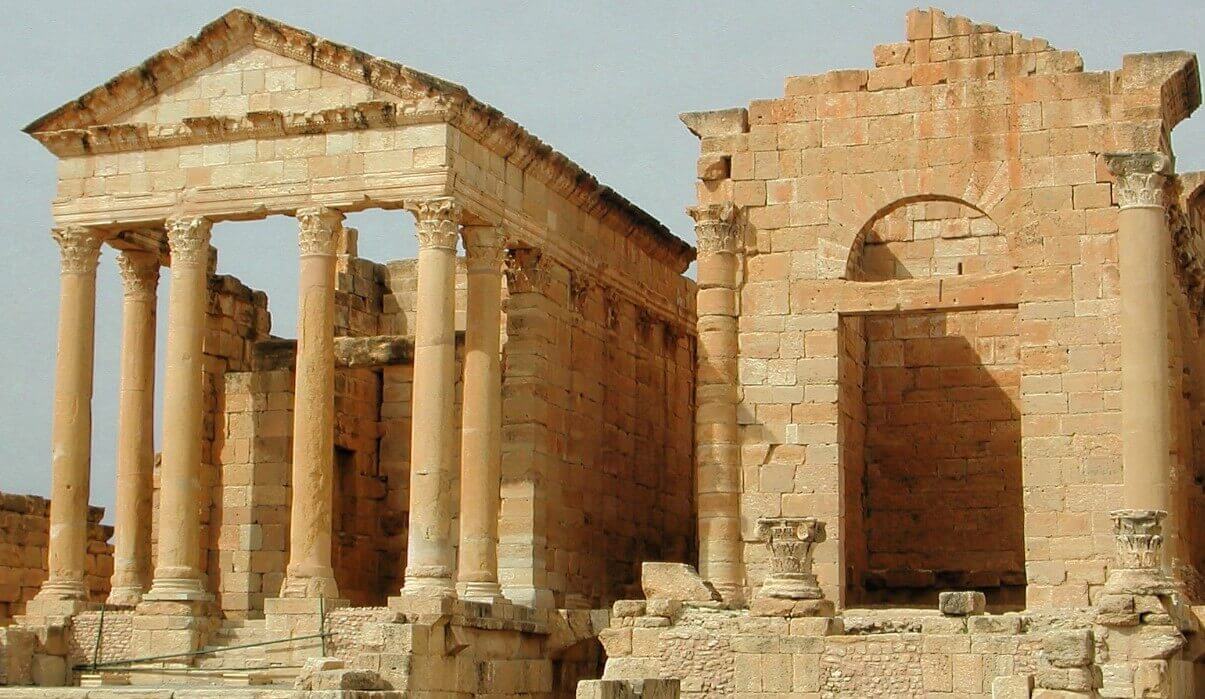 sbeitla_tunisia_roman_monuments Sbeitla in Tunisia