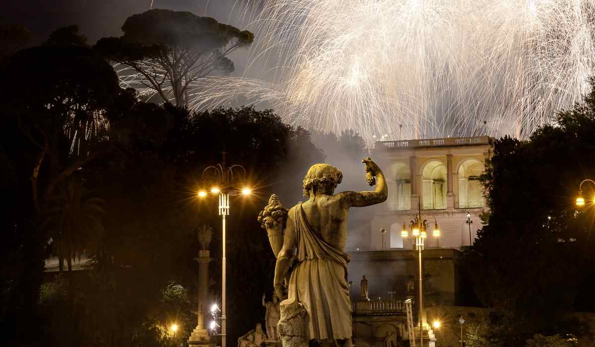 New Years Eve in Rome fireworks