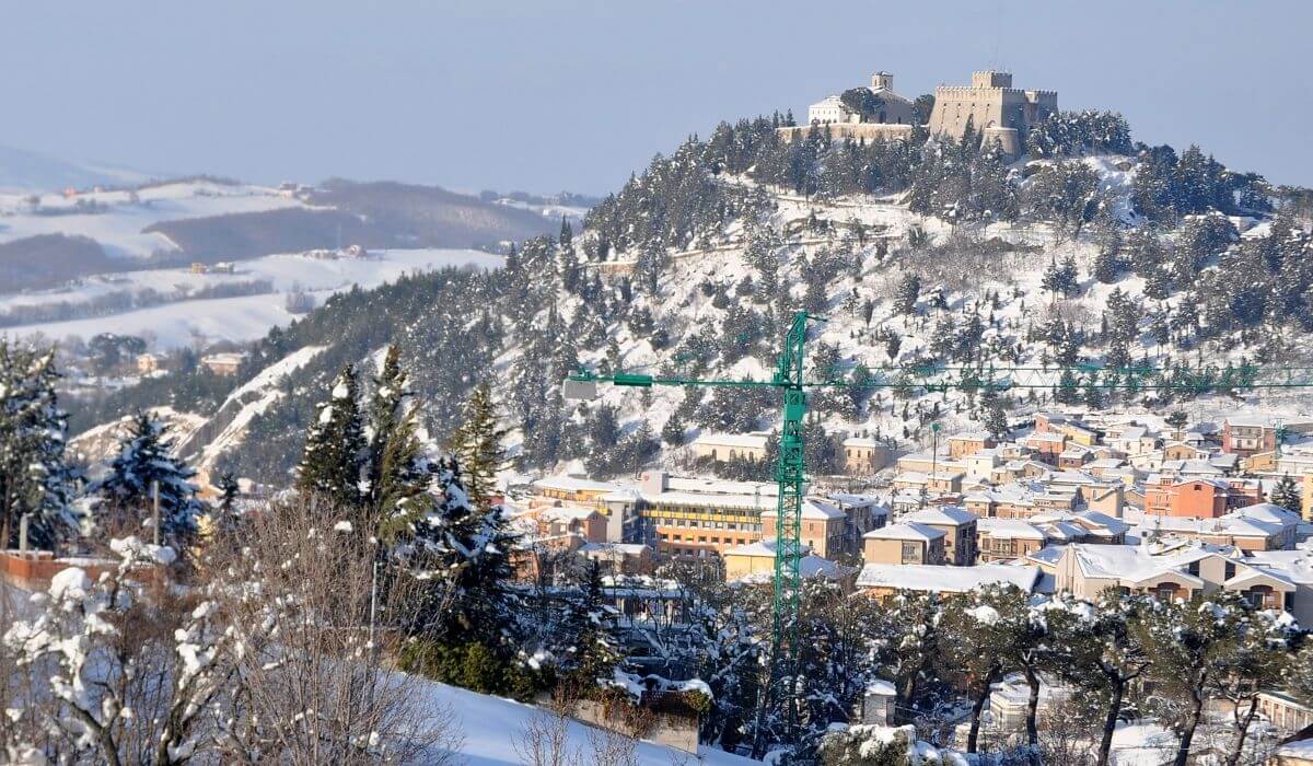campobasso_molise_snow Molise region Italy