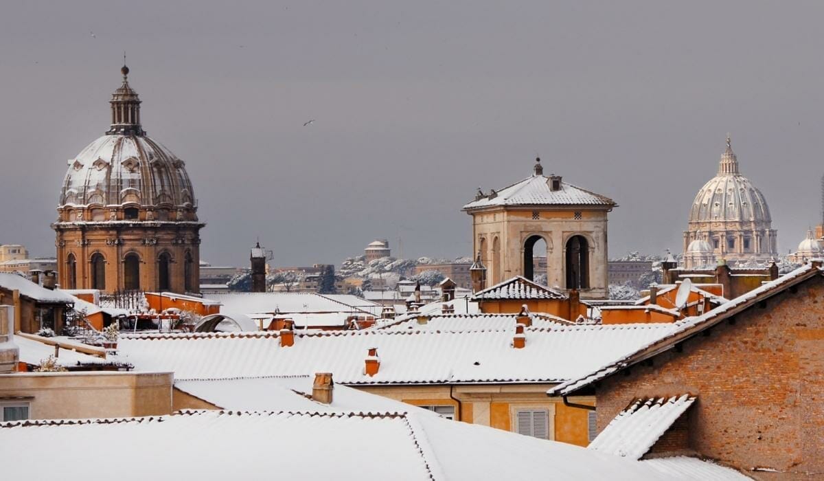 Does it snow in Rome Italy