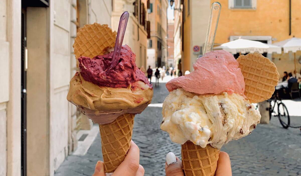Try gelato Rome with kids