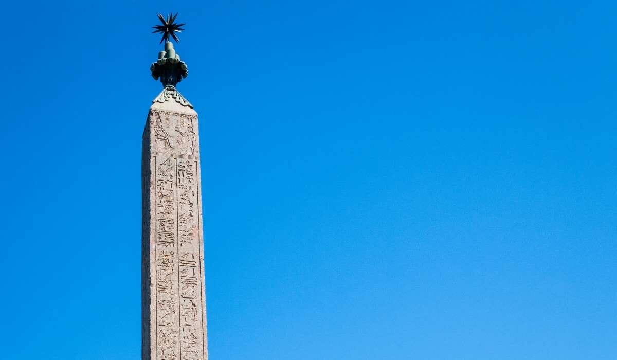 Pinciano obelisk in Rome