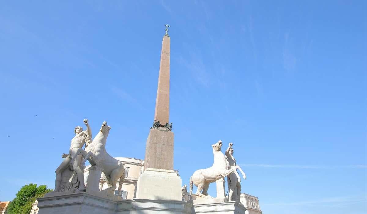 Quirinale obelisk in Rome