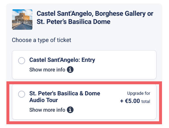 option booking Rome Tourist Card
