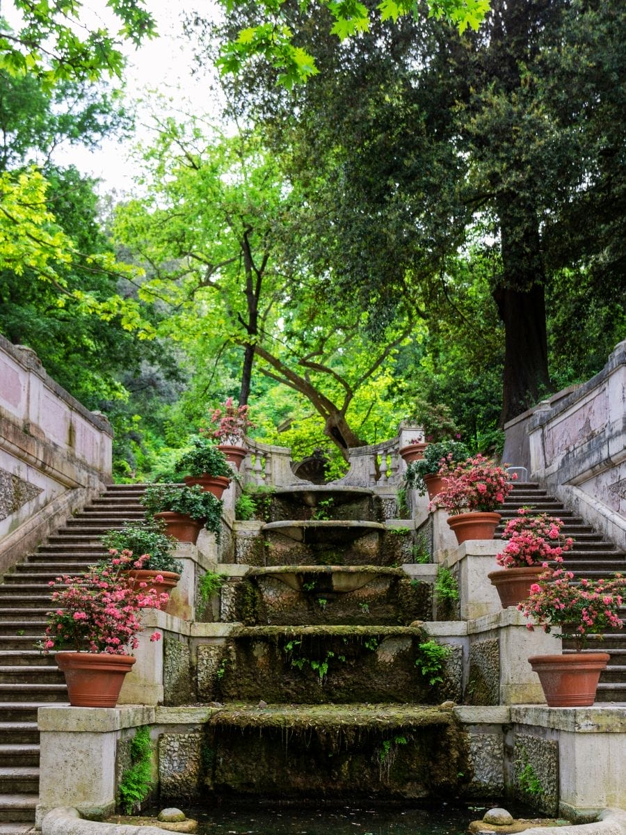 Rome botanic gardens