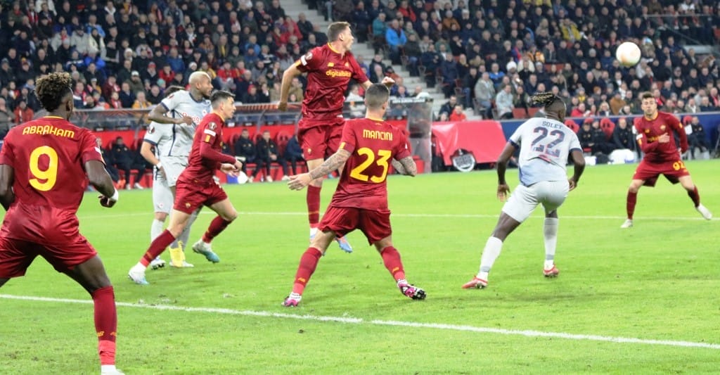 AS Roma UEFA Euroleague football game