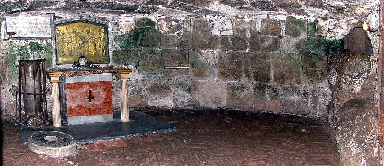 mamertine prison location in rome