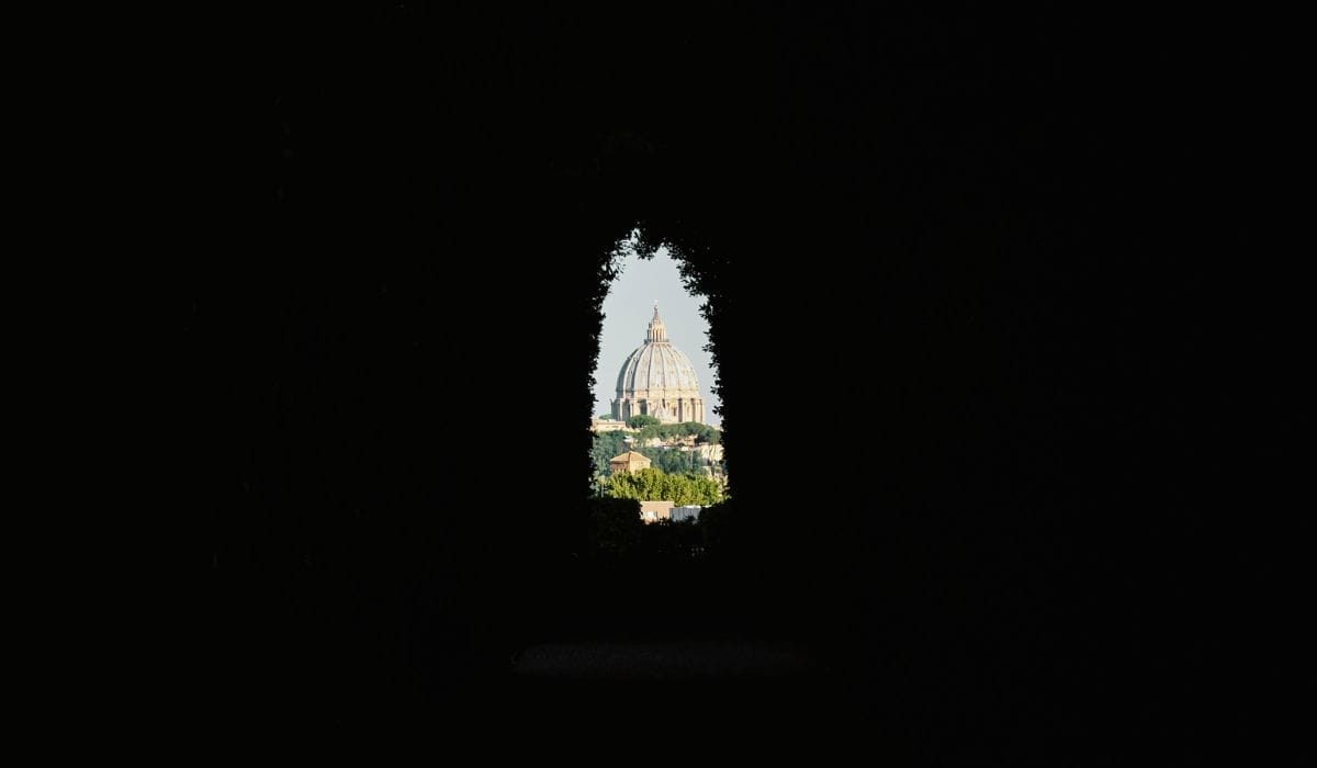Aventine keyhole Rome