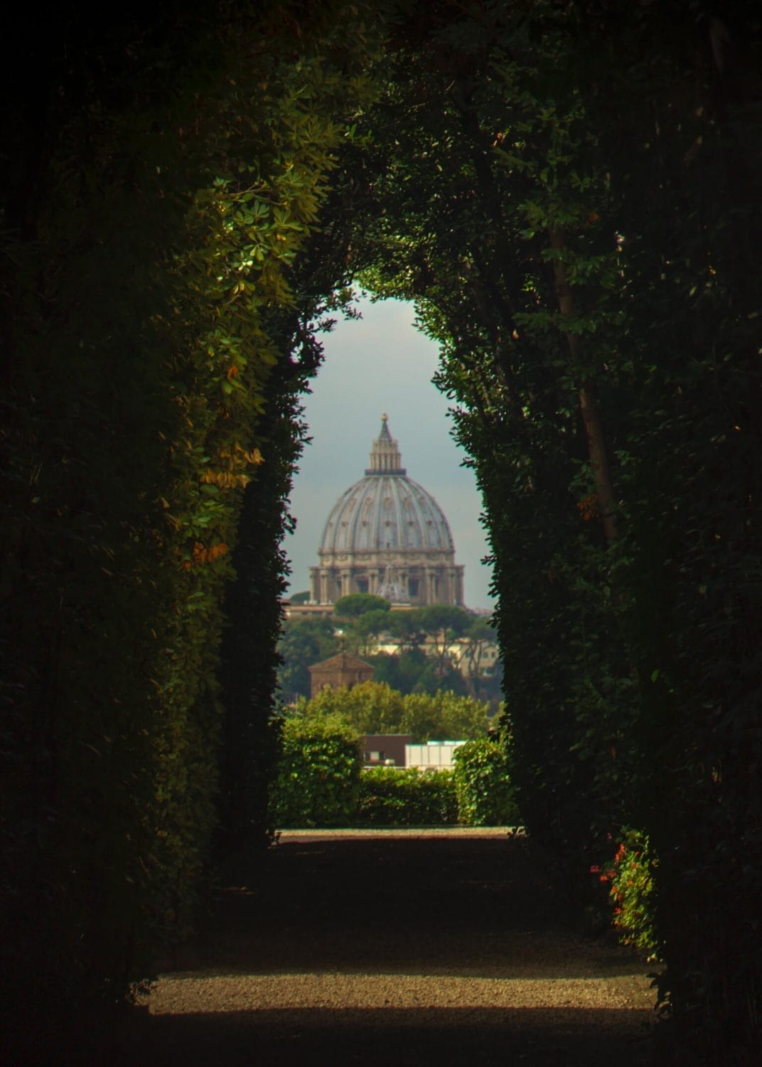 Aventine Keyhole in Rome view