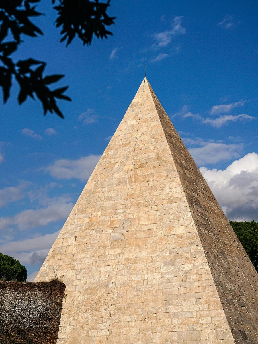 Pyramid of Cestius in Rome