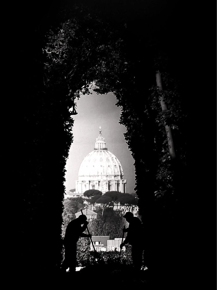small keyhole in Rome